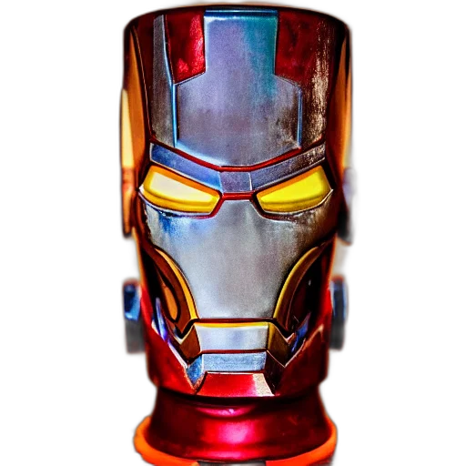 robot, mask, face, 3d render transparent PNG cut-out