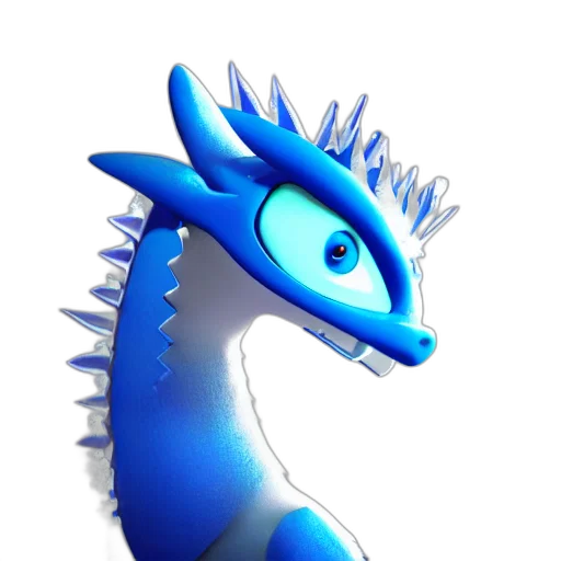 dragon, staff, animal, creature transparent PNG cut-out
