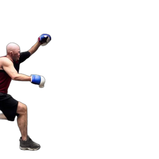 3d render, man, breaking, wall transparent PNG cut-out