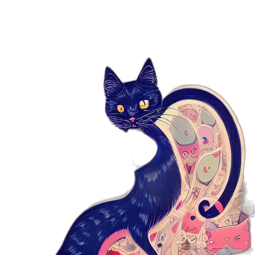 animal, staff, creature, watercolor transparent PNG cut-out
