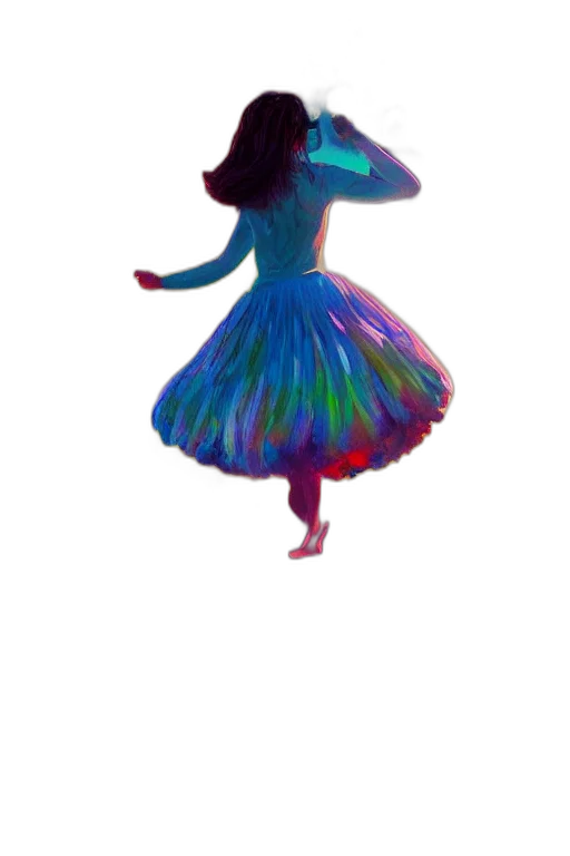 dress, hair, creature, umbrella transparent PNG cut-out