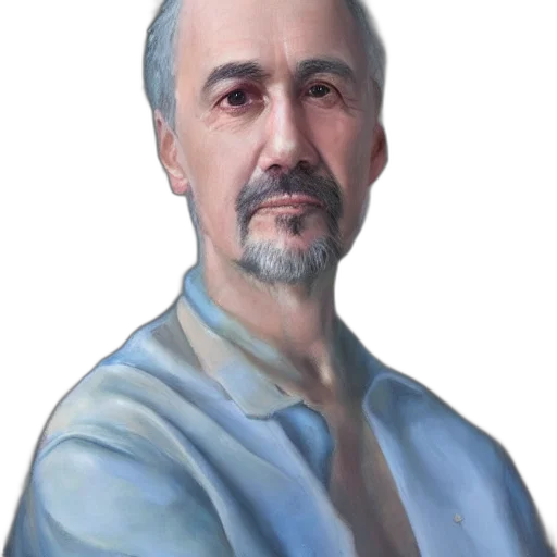face, staff, robot, jacket transparent PNG cut-out