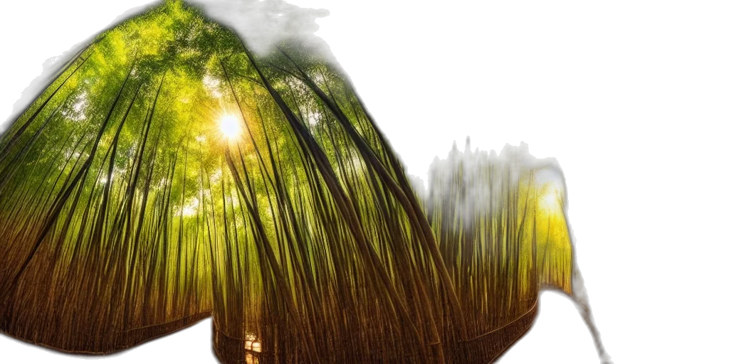 tree, hair, photorealistic, concept art transparent PNG cut-out