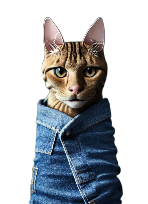 jacket, animal, dress, staff transparent PNG cut-out