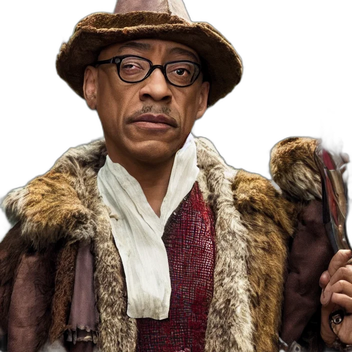 jacket, staff, hat, gus transparent PNG cut-out