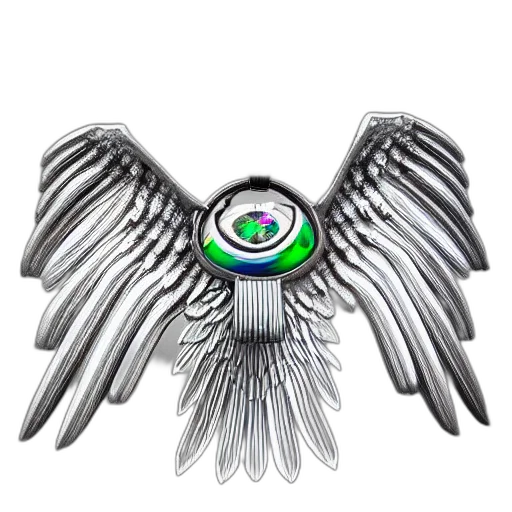 jewelry, staff, crown, 3d render transparent PNG cut-out
