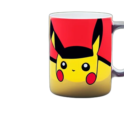 3d render, photorealistic, pixel art, pikachu transparent PNG cut-out