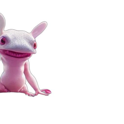 creature, animal, dragon, staff transparent PNG cut-out