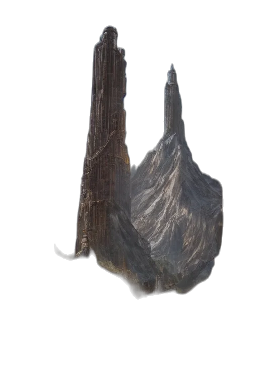 hair, tree, staff, weapon transparent PNG cut-out