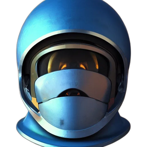 mask, robot, face, 3d render transparent PNG cut-out