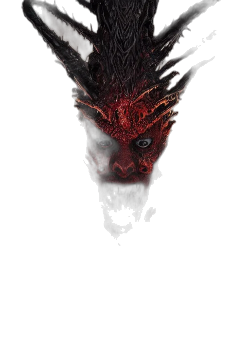 dragon, mask, creature, animal transparent PNG cut-out
