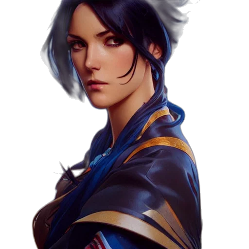 face, staff, dragon, fantasy art transparent PNG cut-out