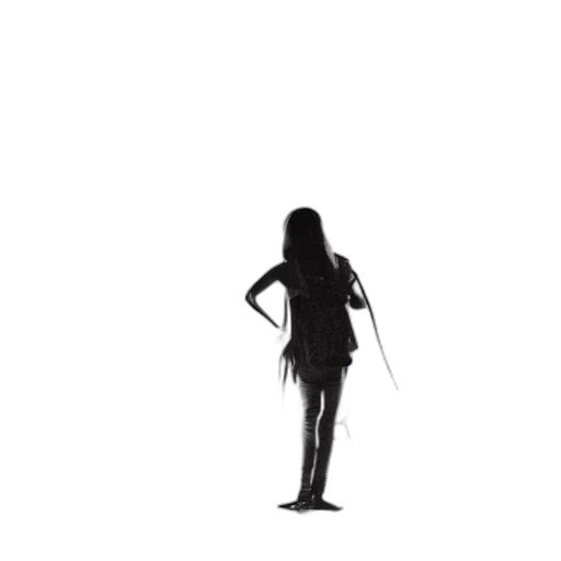 dress, staff, weapon, hair transparent PNG cut-out
