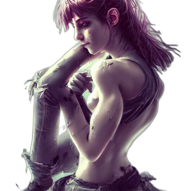 robot, cyberpunk, fantasy art, concept art transparent PNG cut-out
