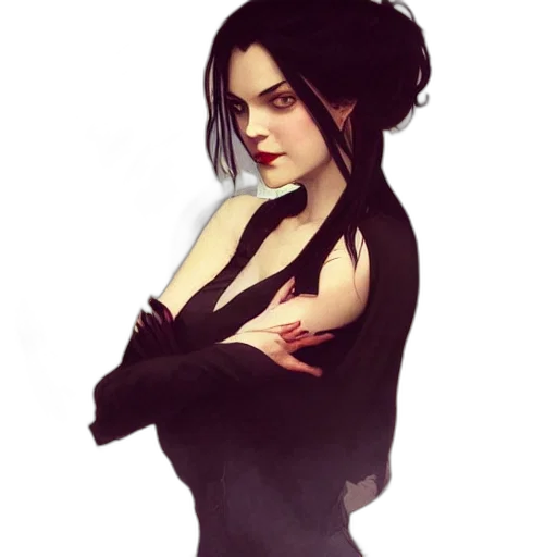 dress, fantasy art, concept art, comic book art transparent PNG cut-out