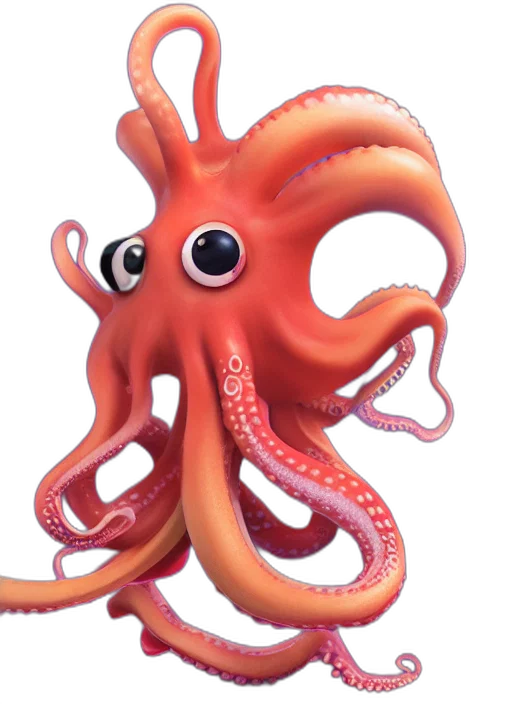 creature, animal, staff, 3d render transparent PNG cut-out