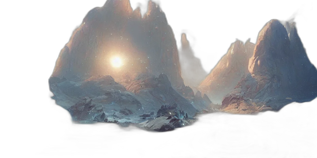 concept art, fantasy art, 3d render, photorealistic transparent PNG cut-out