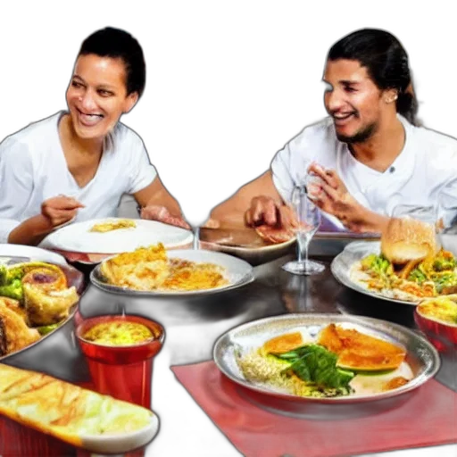 food, photorealistic, 3d render, duas transparent PNG cut-out
