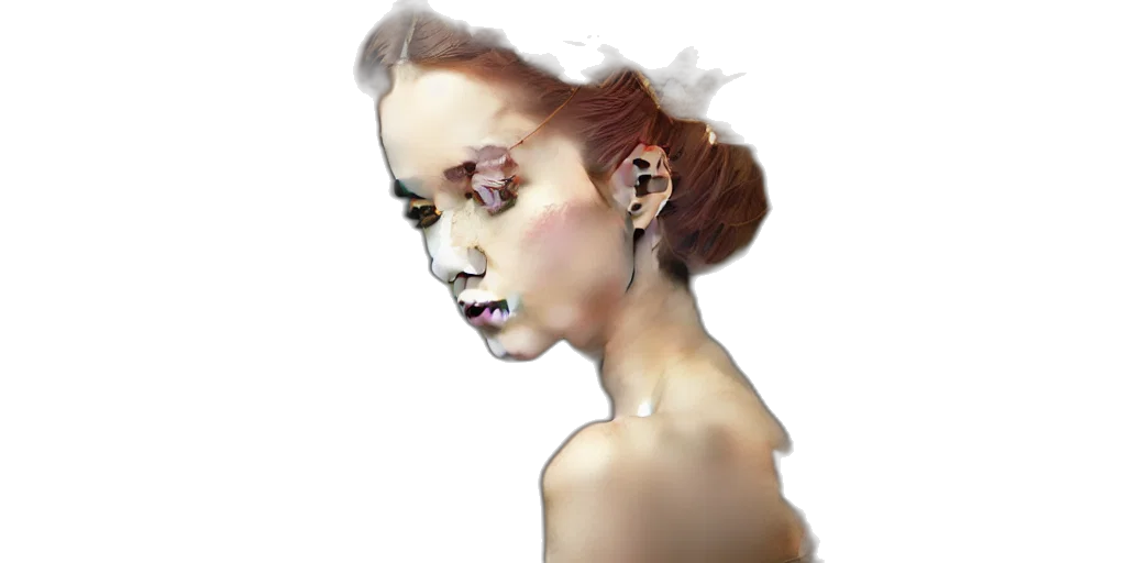 face, jewelry, hair, crown transparent PNG cut-out