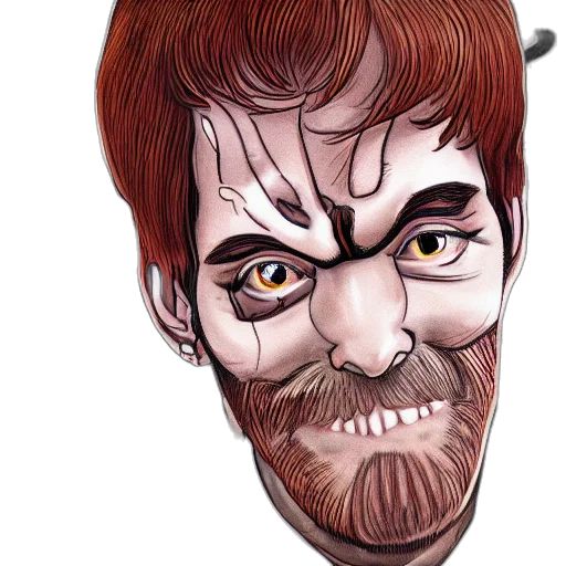 face, mask, cartoon, concept art transparent PNG cut-out