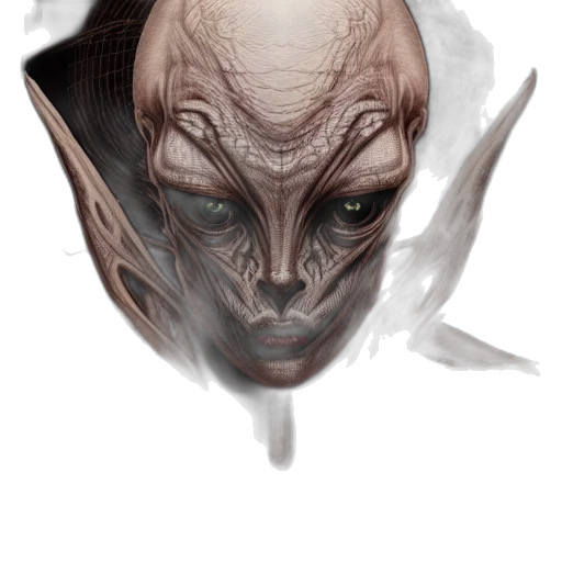mask, face, creature, dragon transparent PNG cut-out