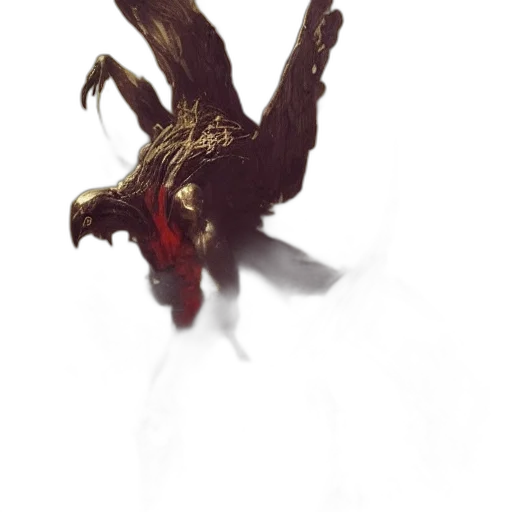 dragon, creature, animal, staff transparent PNG cut-out