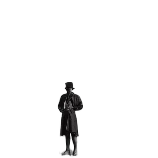 hat, jacket, staff, umbrella transparent PNG cut-out