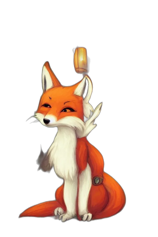 staff, animal, creature, concept art transparent PNG cut-out