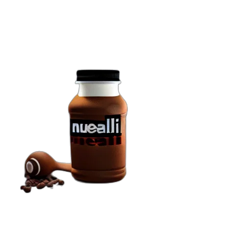 food, bottle, weapon, 3d render transparent PNG cut-out