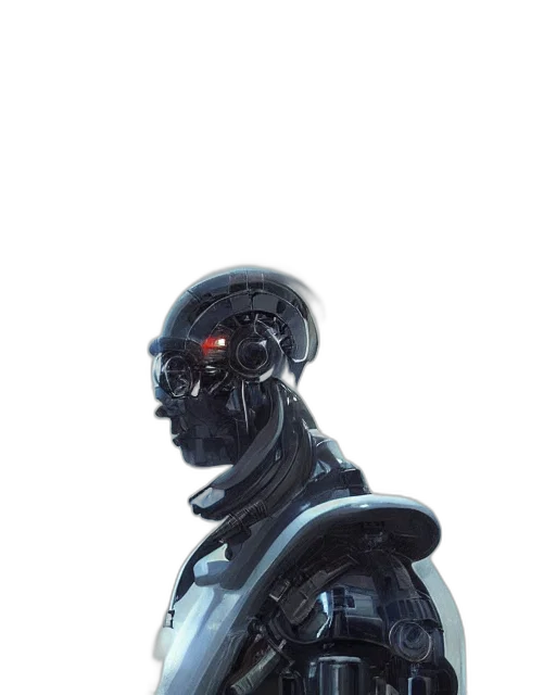 robot, face, mask, staff transparent PNG cut-out