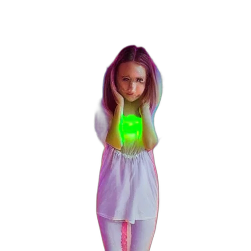 dress, bottle, creature, staff transparent PNG cut-out