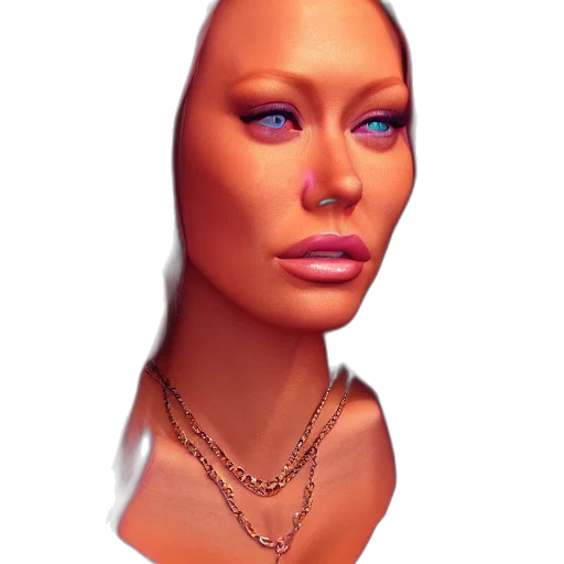 jewelry, face, robot, crown transparent PNG cut-out