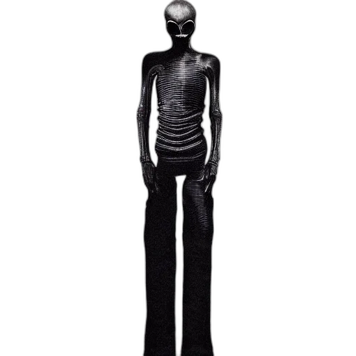 dress, robot, creature, staff transparent PNG cut-out