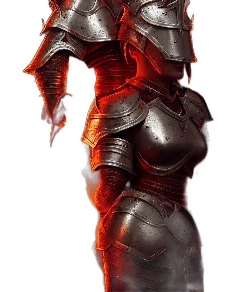 sword, weapon, robot, dress transparent PNG cut-out