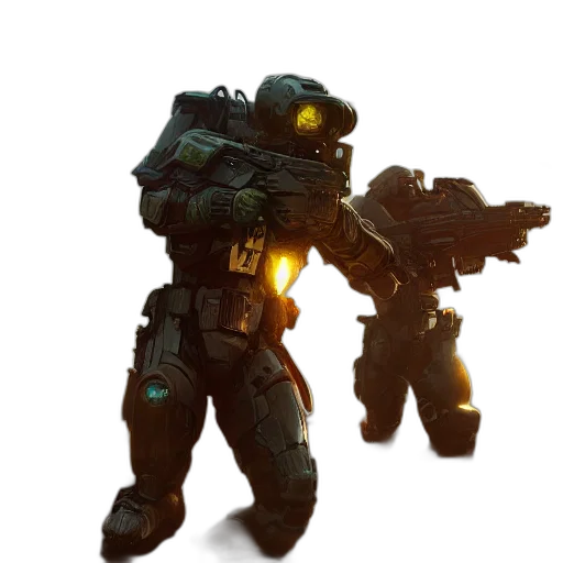 robot, weapon, creature, concept art transparent PNG cut-out