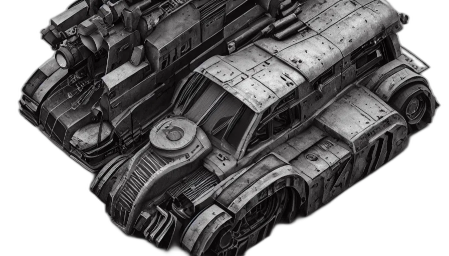 weapon, car, robot, concept art transparent PNG cut-out