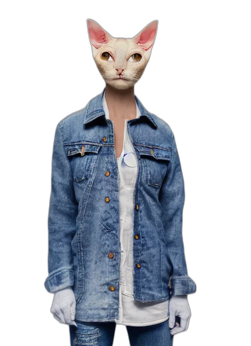 jacket, mask, animal, face transparent PNG cut-out