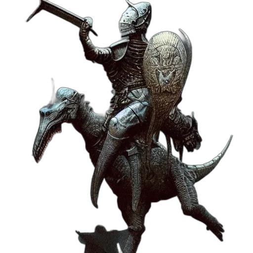 dragon, creature, staff, animal transparent PNG cut-out