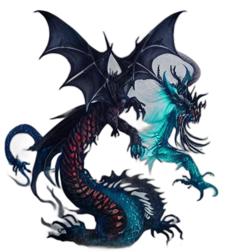 dragon, staff, sword, weapon transparent PNG cut-out