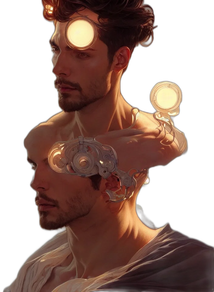 mask, face, crown, jewelry transparent PNG cut-out