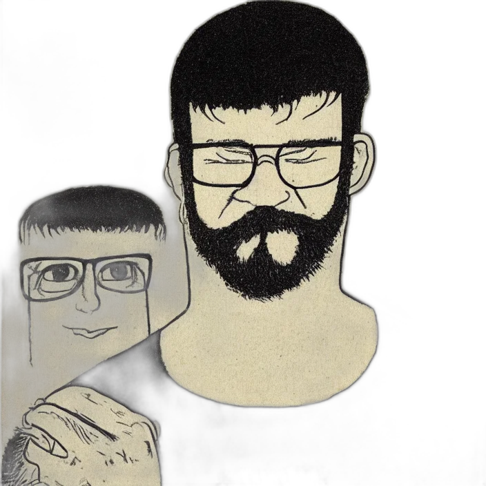 face, mask, cartoon, concept art transparent PNG cut-out