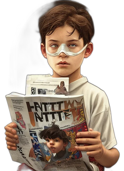 comic book art, concept art, photorealistic, cartoon transparent PNG cut-out