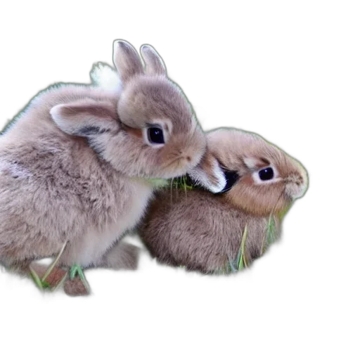 animal, photorealistic, 3d render, cute transparent PNG cut-out