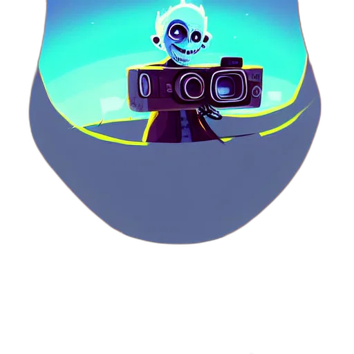 robot, staff, weapon, creature transparent PNG cut-out