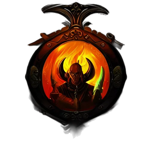 dragon, staff, mask, crown transparent PNG cut-out