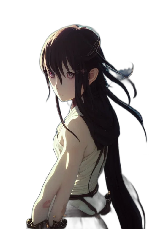 dress, crown, staff, face transparent PNG cut-out