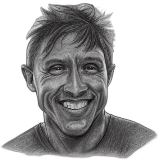 face, staff, pencil sketch, photorealistic transparent PNG cut-out