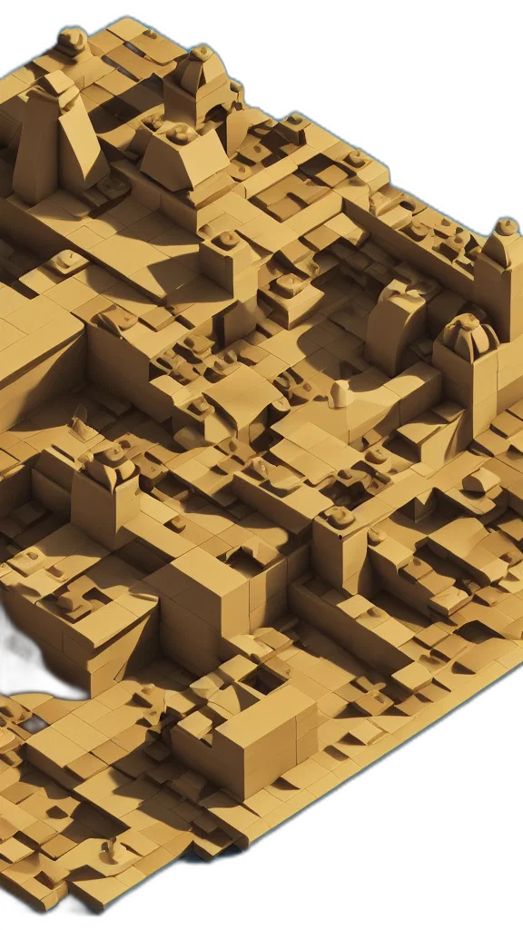 3d render, concept art, matte, low transparent PNG cut-out