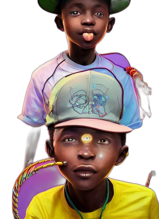 face, concept art, 3d render, cartoon transparent PNG cut-out