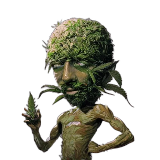 creature, mask, face, staff transparent PNG cut-out